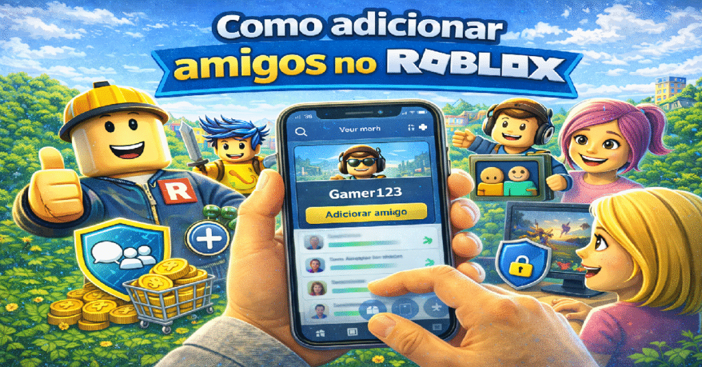 Como adicionar amigos no Roblox