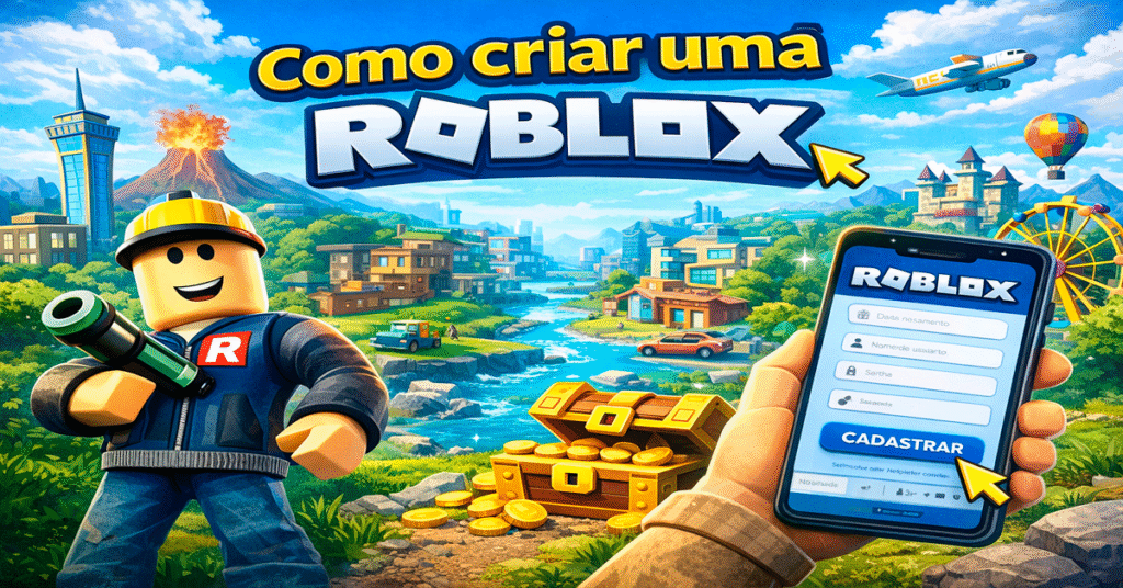 Como criar uma conta no Roblox