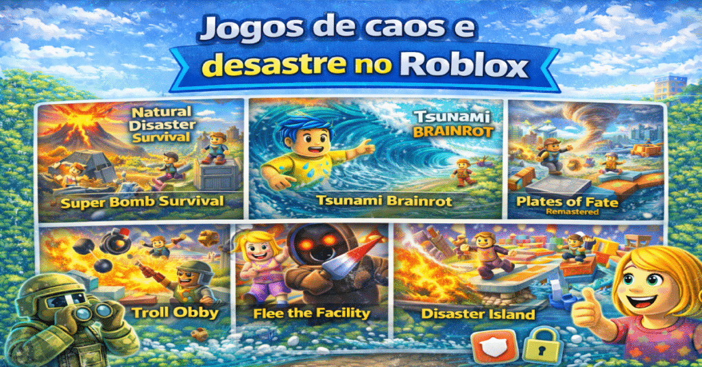 Jogos de caos e desastre no Roblox