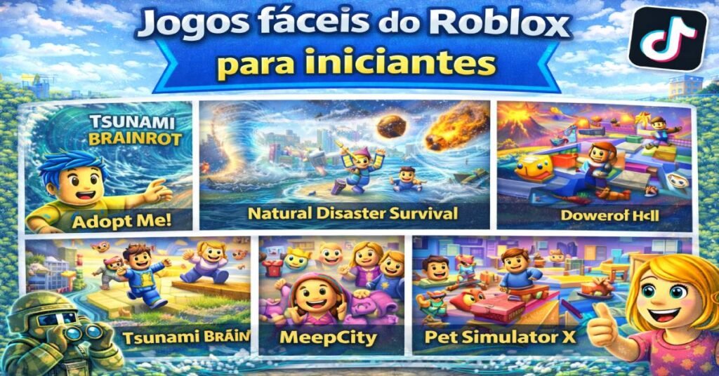 Jogos fáceis do Roblox para iniciantes
