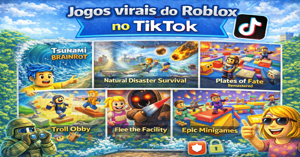 Jogos virais do Roblox no TikTok
