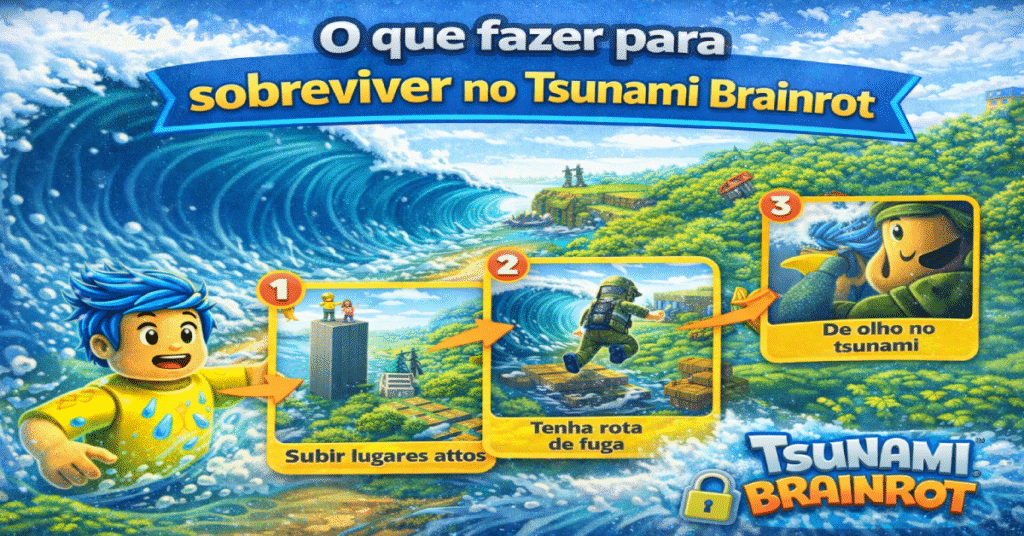 O que fazer para sobreviver no Tsunami Brainrot