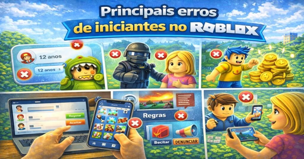 Principais erros de iniciantes no Roblox