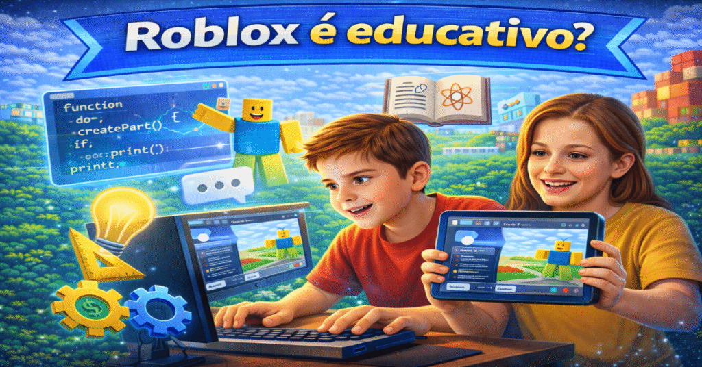 Roblox é Educativo