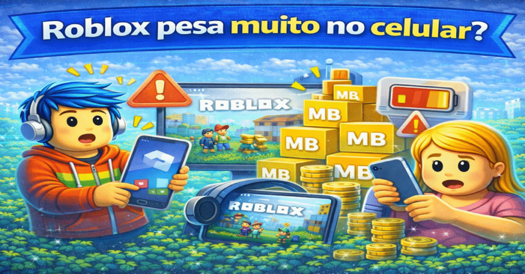 Roblox pesa muito no celular?