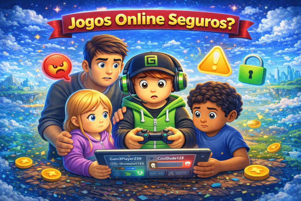 Jogos online são seguros para crianças