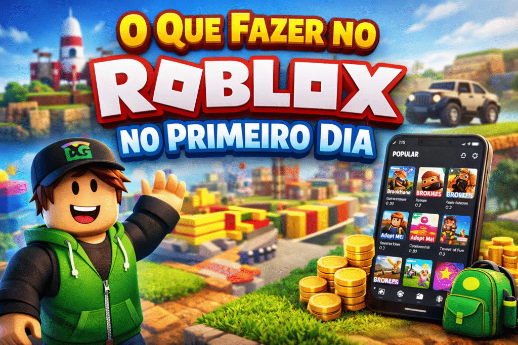 O que fazer no Roblox no primeiro dia