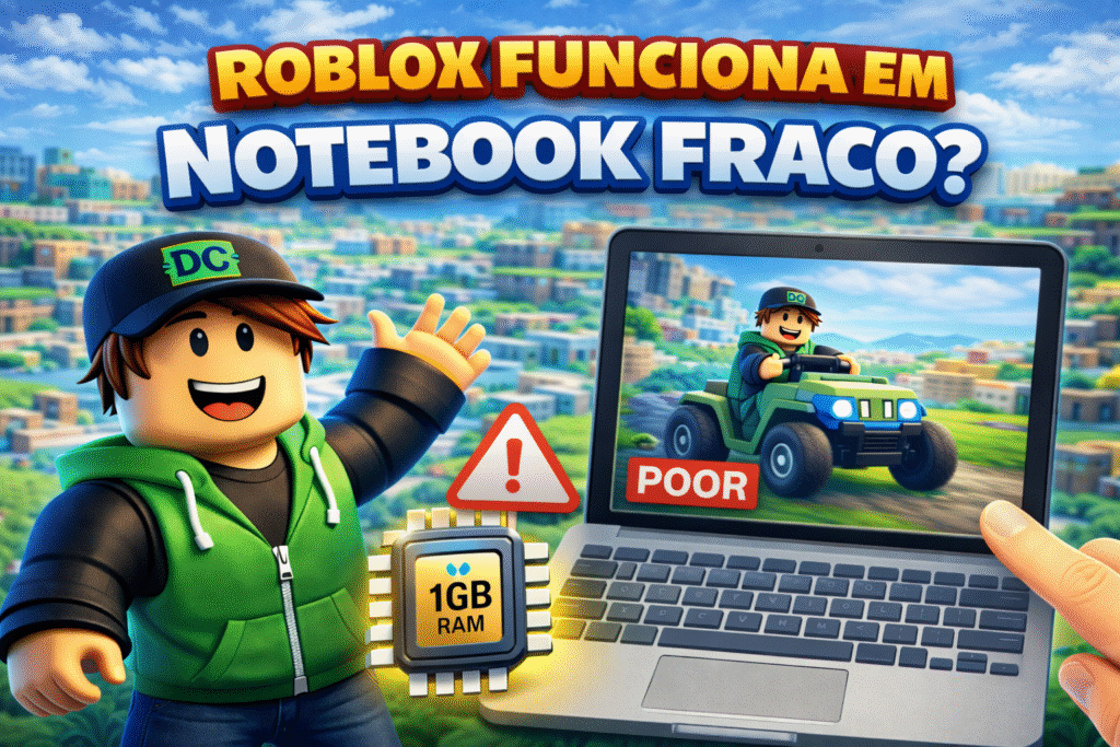 Roblox funciona em notebook fraco